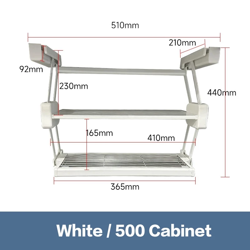 Pull-Down Under Cabinet Storage Rack - Image 9