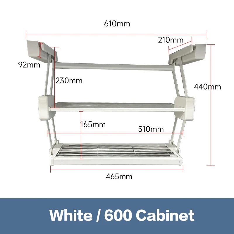 Pull-Down Under Cabinet Storage Rack - Image 10