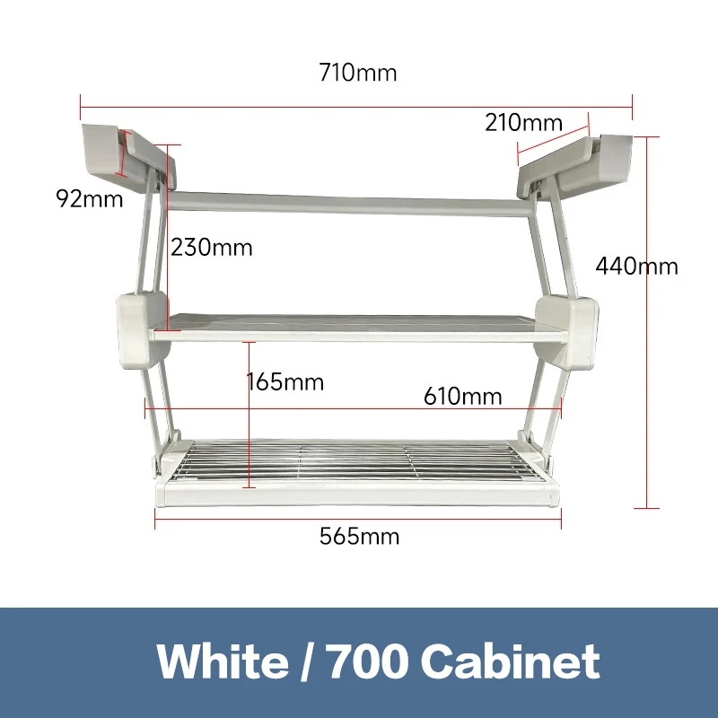 Pull-Down Under Cabinet Storage Rack - Image 11